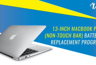 13-inch MacBook Pro (non-Touch Bar) Battery Replacement Program by Apple