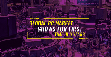 global pc market grows first time in 6 years