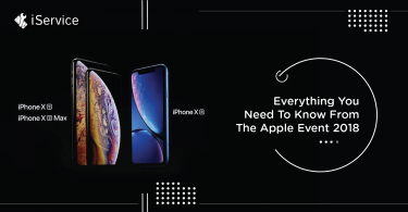 Everything you need to know from the Apple event 2018 - iService blog banner